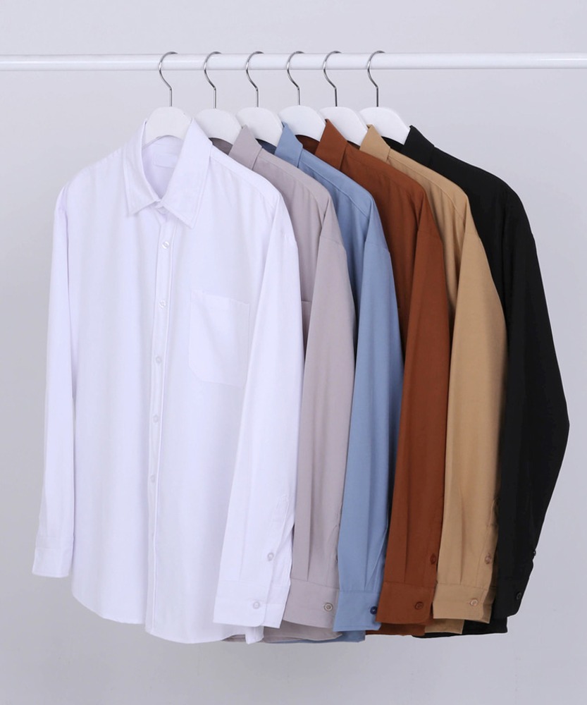 6color 링클프리 셔츠[XL,2XL]